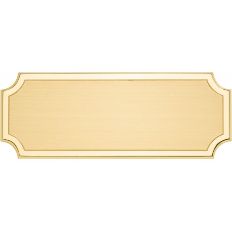 TARGA OTTONE SAGOMATA