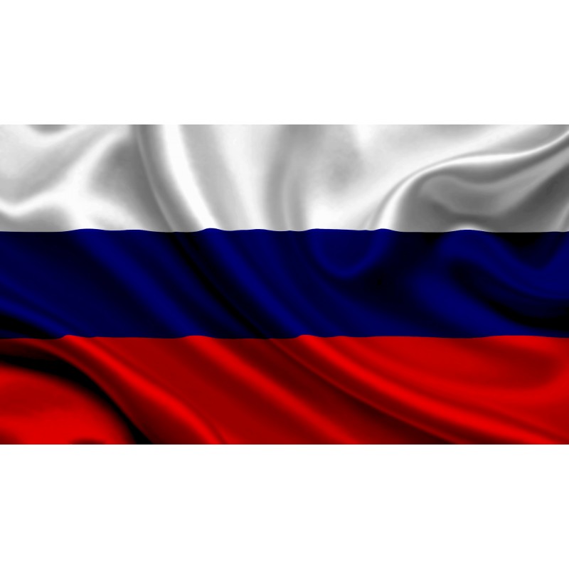 Bandiera Russia Nuova 150x250 Cm, In Poliestere Resistente, Con Occhielli Metallici, Adatta Per Esterno
